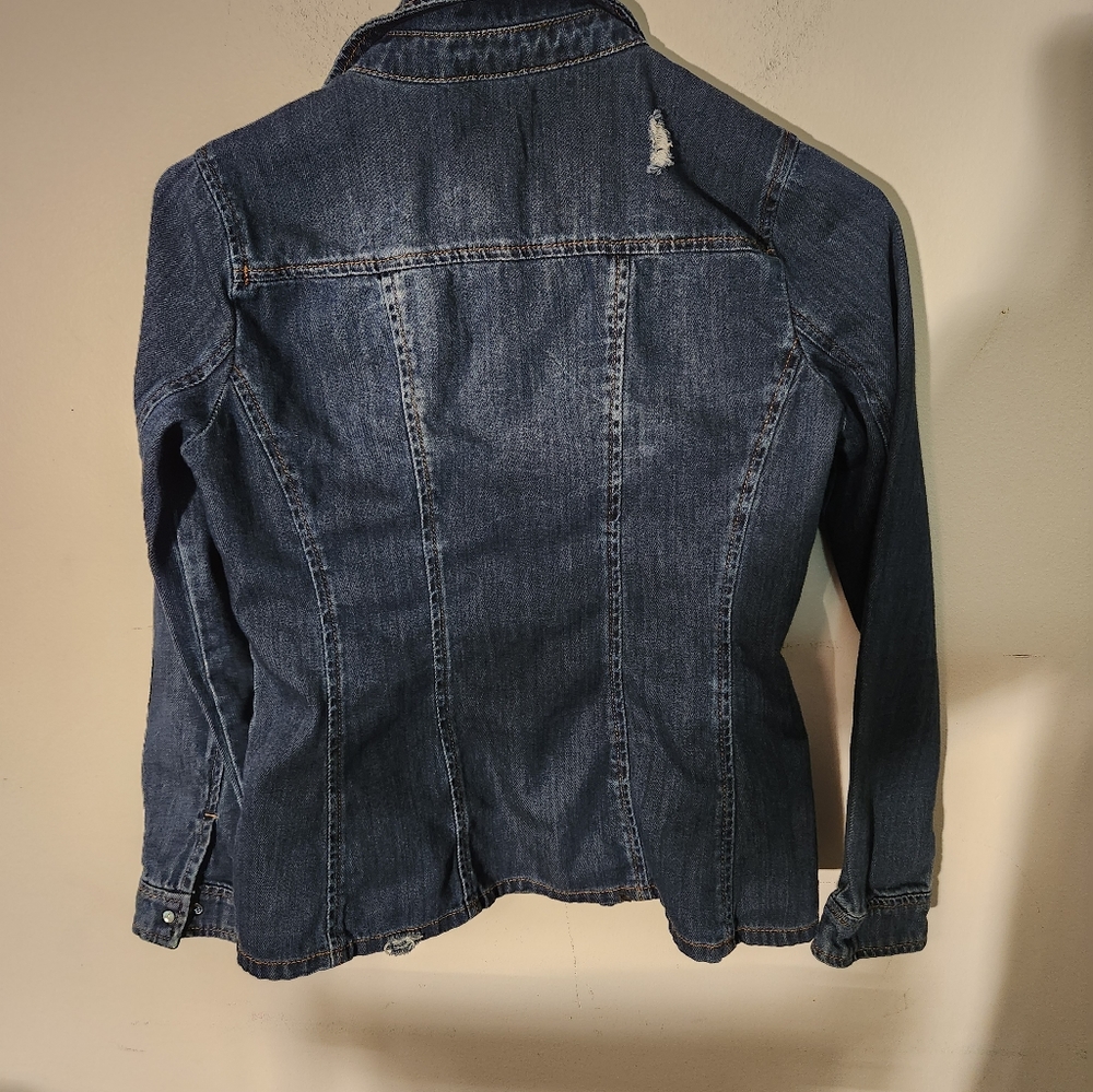 1G womems jean jacket size small - Picture 4 of 4